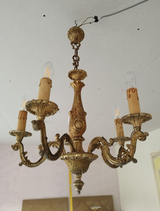 H. Petitot - 燭式吊燈 (1) - 青銅色