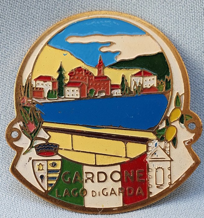 Insignia - Grille Badge - Gardone Lago di Garda - Italia - Mediados del siglo XX (Segunda Guerra Mundial)