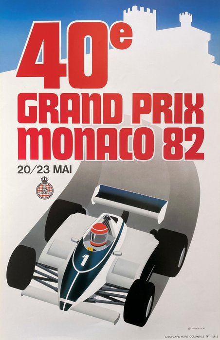 Monaco - Grand Prix de Monaco 1982