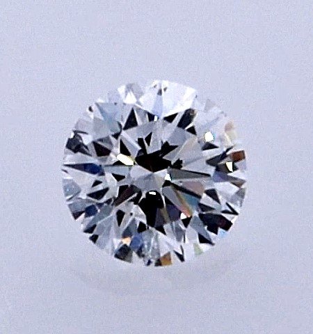 1 pcs Diamant - 0.33 ct - Rund - D (fargeløs) - SI1