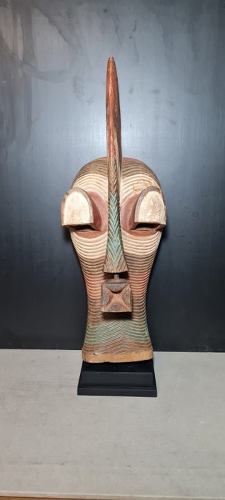 Magnifica maschera songye kifwebe - Songye - Repubblica Democratica del Congo  (Senza Prezzo di Riserva)