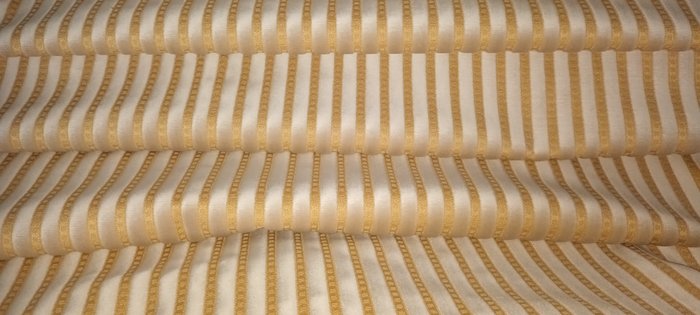 San leucio velluto di seta oro - Tessuto per tende  - 500 cm - 140 cm