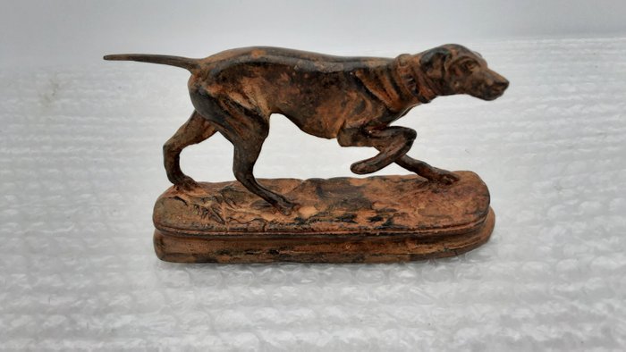 P. Chenet - Figure - Jachthond - Bronze