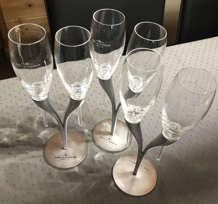 Moët & Chandon - Toi et Moi - Reso Design Philippe di Méo - Champagneglas (3) - Reso - Kristal