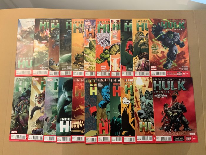 Indestructible Hulk (2012 Series) # 1-20 COMPLETE SERIES + Annual & Special! - No Reserve Price! - 22 Comic collection - Prima ediție - 2012/2014
