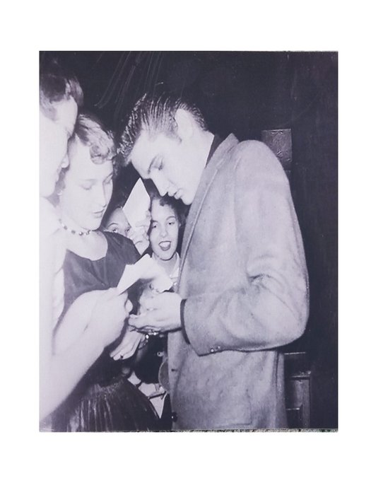 Elvis Presley - Elvis and his young fans.