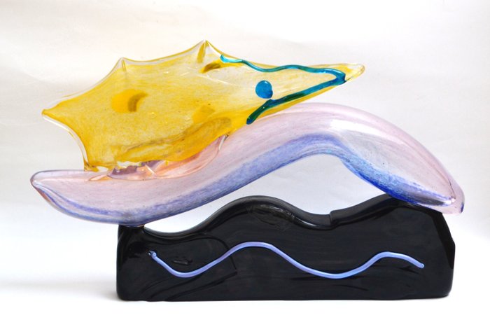 雕塑, Fish - 50 cm - 玻璃