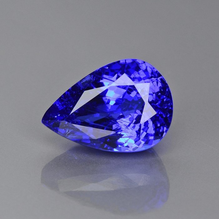 1 pcs （紫蓝色） 坦桑石 - 6.89 ct