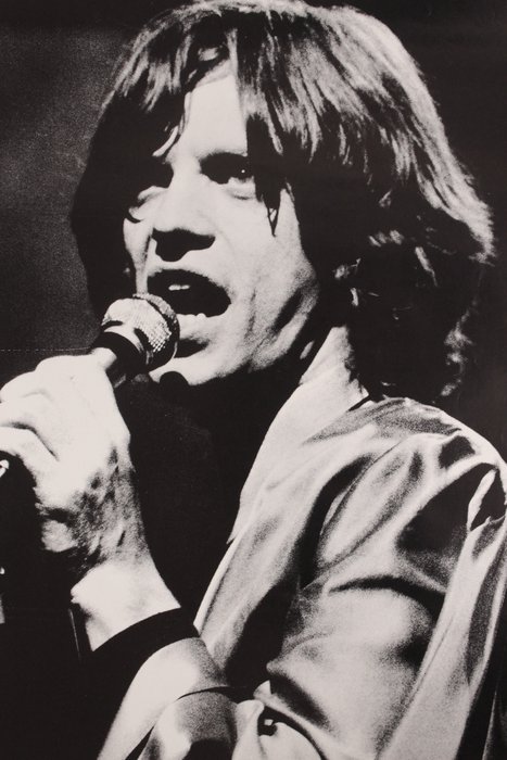 Robert Ellis - Rolling Stones - MICK JAGGER, The Rolling Stones, vintage Big O poster