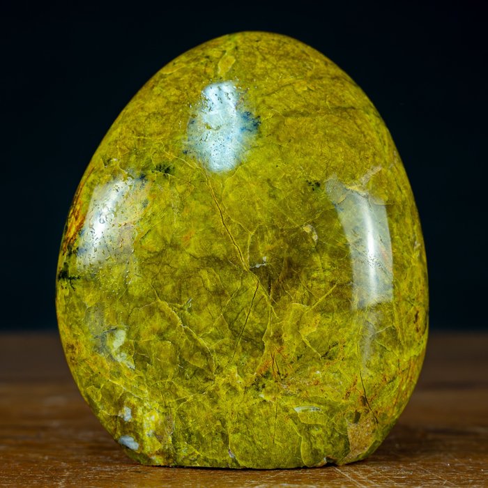 Natural Green Opal & Agate Freeform- 627.11 g