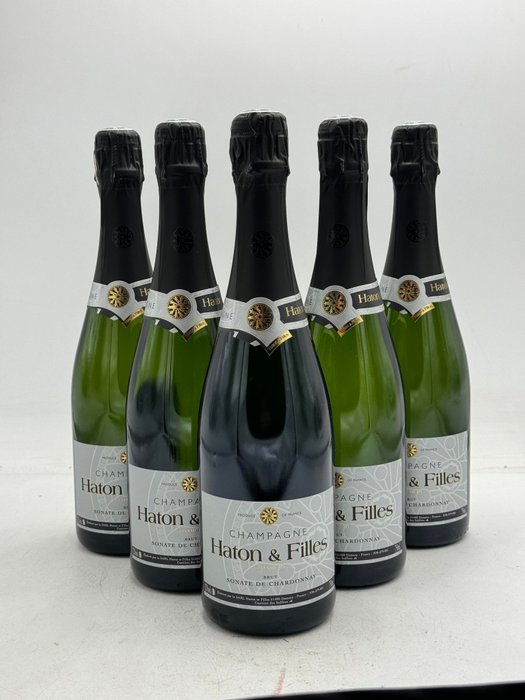 Haton & Filles, Sonate de Chardonnay Brut Blanc de Blancs - Champagne - 6 Bottles (0.75L)