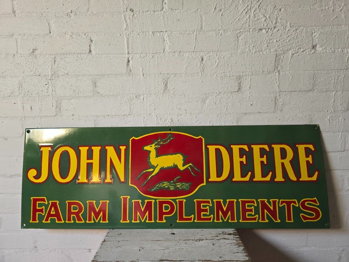 John Deere - 标志 (1) - 广告牌 - 搪瓷, 钢