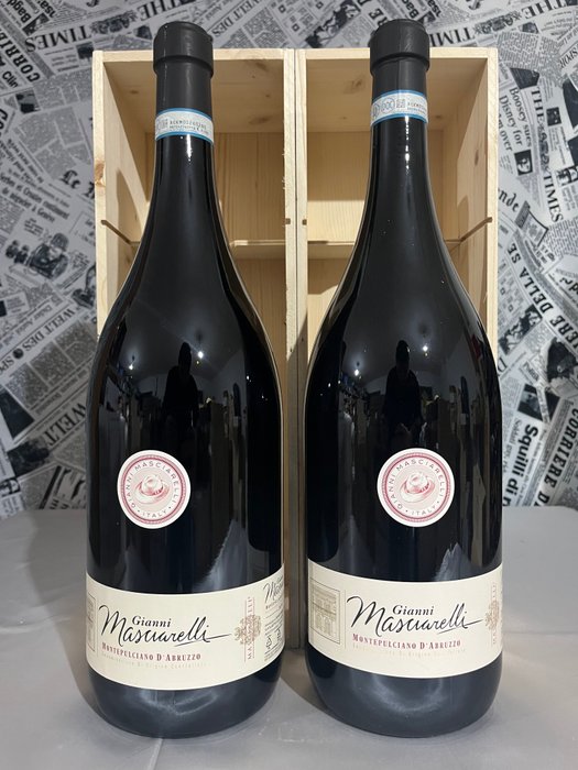 2020 Masciarelli “ Montepulciano d’Abruzzo “ - Abruzzo DOC - 2 Double magnum(波爾多)/ Jeroboam(勃艮第) 四個標準瓶 (3L)