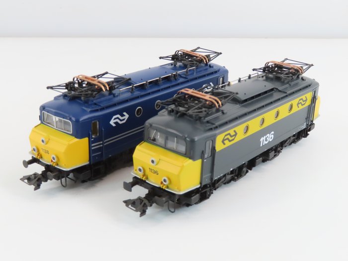 Märklin H0 - 37243 - Locomotive électrique (1) - Ensemble 2 pièces série 1100 - NS