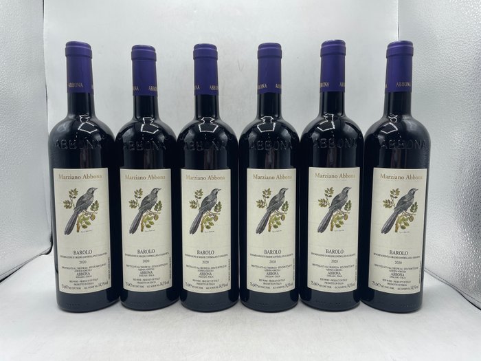 2020 Marziano Abbona - Barolo DOCG - 6 Botellas (0,75 L)