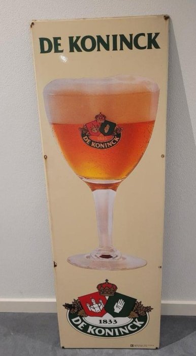 De Koninck - 珐琅标志 - 搪瓷