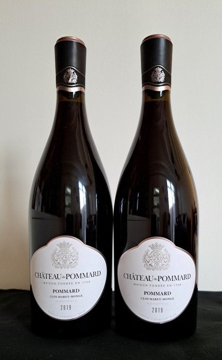 2019 Chateau de Pommard Clos Marey-Monge Monopole - Borgogna - 2 Bottiglia (0,75 litri)