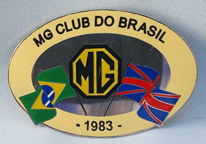Jelvény - Grille Badge - MG Club do Brasil - 1983 - Egyesült Királyság - 20. század vége