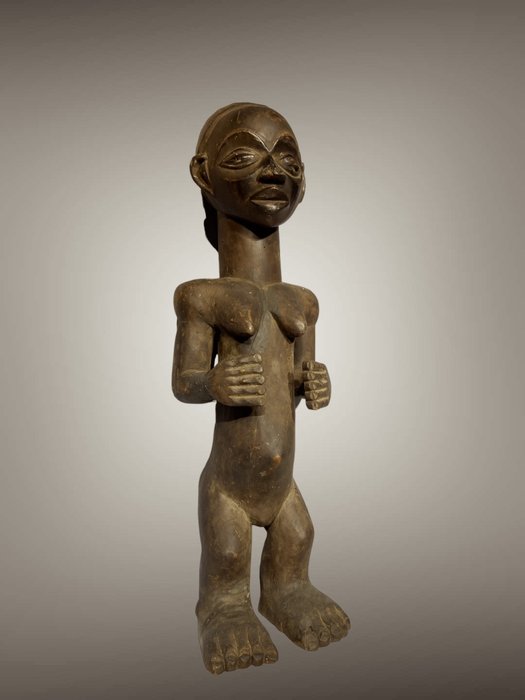 Chokwé szobrocska - 50 cm - Kongói Demokratikus Köztársaság  (Nincs minimálár)