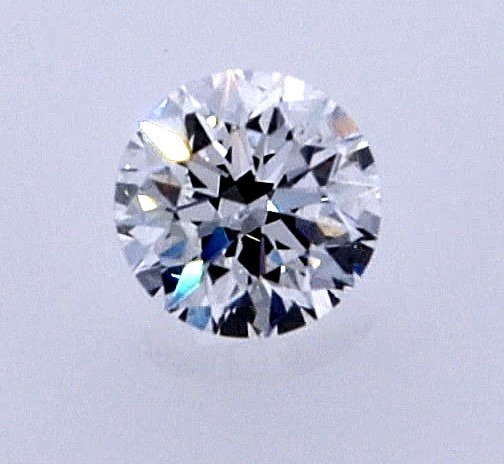 1 pcs Diamant - 0.34 ct - Rund - D (farveløs) - SI2