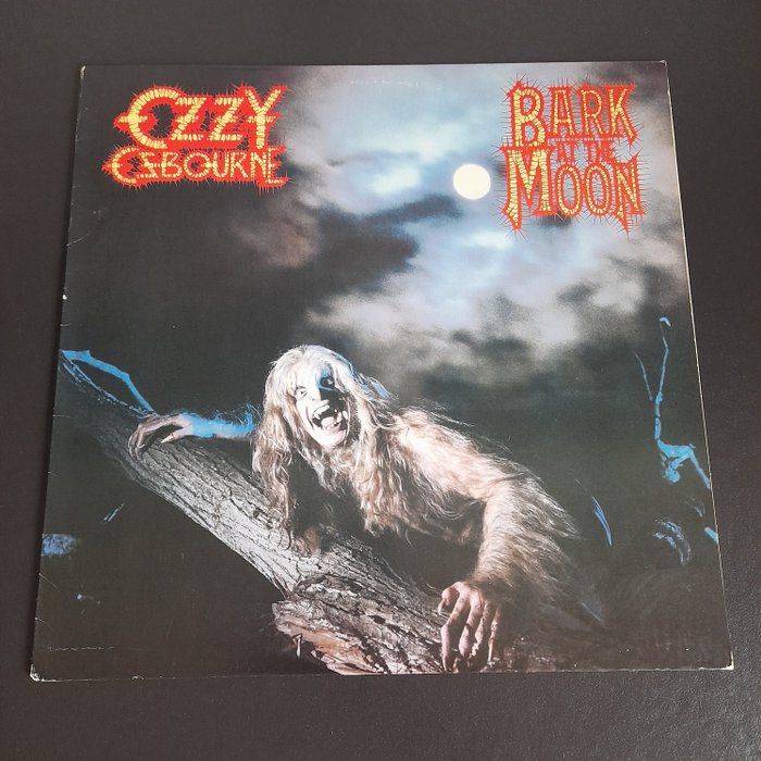 Ozzy Osbourne - Bark At The Moon, USA Press - 黑膠唱片 - 第一批 模壓雷射唱片 - 1983