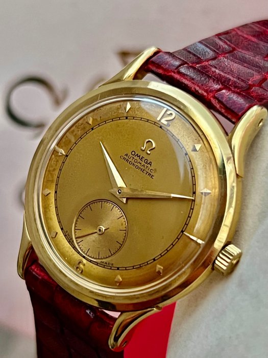 Omega - Centenary 1848-1948 - 18K Gold Chronometre Cert. - CT 2500 - Bărbați - 1901-1949