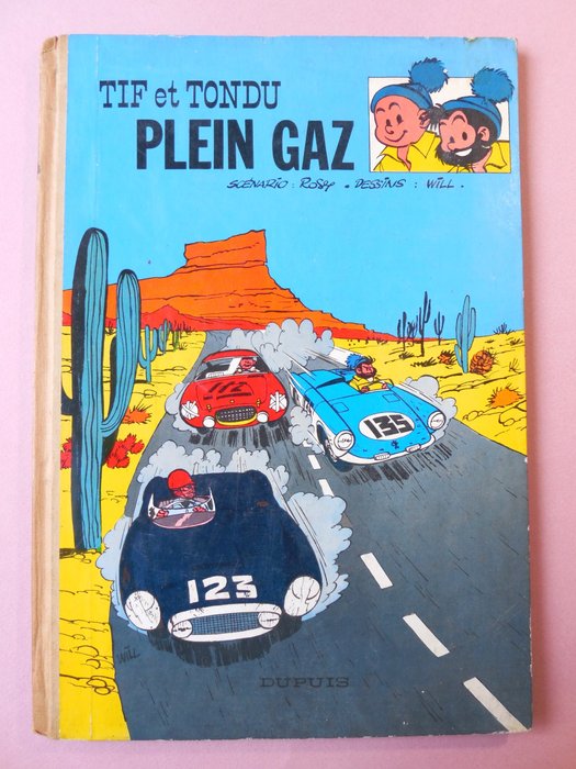 Tif et Tondu T7 - Plein gaz - C - 1 Album - Primeira edição francesa - 1959