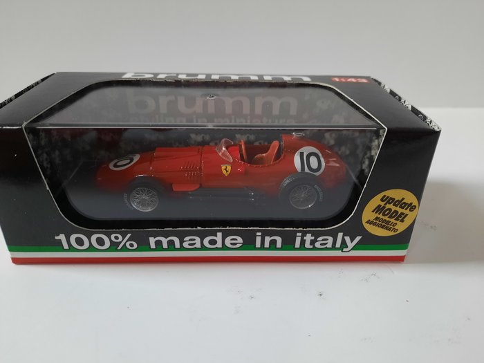 Brumm 1:43 - 2 - Modelbil - Ferrari 801 GP Bretagna e Europa 1957