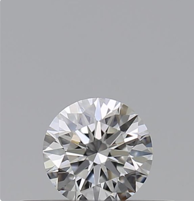 Diamante - 0.71 ct - Brillante, Redondo - F - VVS1, Ex Ex Ex