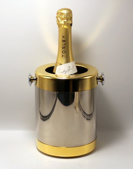 Erhard & Söhne - Răcitor de șampanie - Alamă, Plastic, Crom