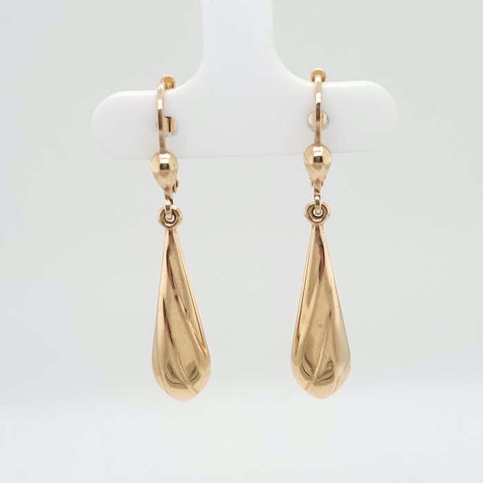 No Reserve Price - Earrings - 14 kt. Yellow gold 