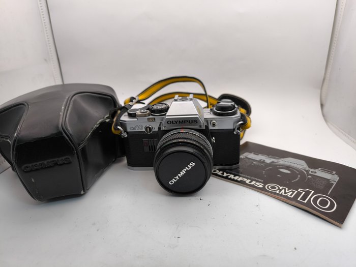 Olympus OM 10+ F.Zuiko Auto-S Objektiv 50 mm f/1,8 Câmera reflex de lente única (SLR)