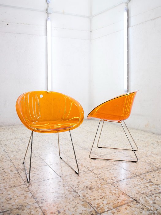 Pedrali - Claudio Dondoli, Marco Pocci - Chair (2) - Gliss 921 - Lot 2 of 2 - Polycarbonate, Steel