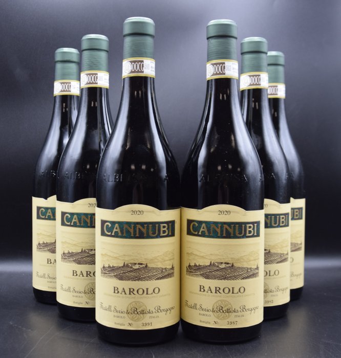 2020 Serio & Battista Borgogno,  Cannubi - 巴羅洛 - 6 瓶 (0.75L)