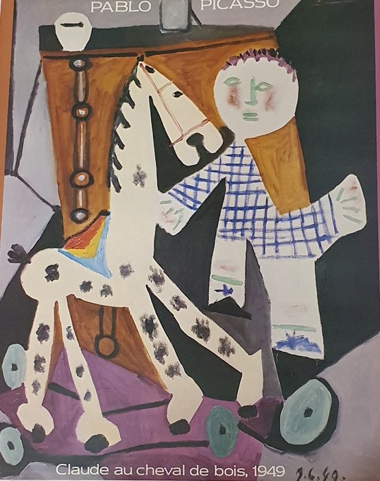 Pablo Picasso (after) - Claude au chavel de bois, 1949 - 2000s