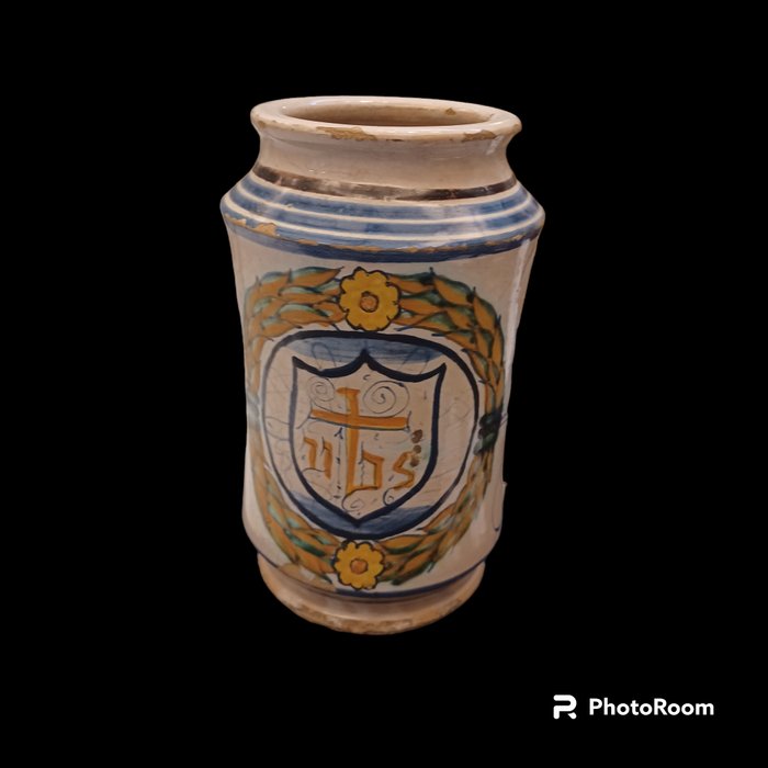 药房罐/阿尔巴雷洛罐 - 阿尔巴雷洛 - 陶器