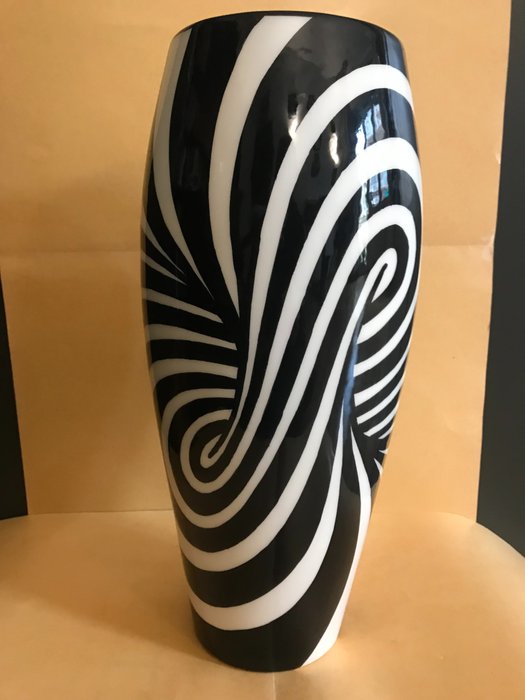 Roche Bobois - Lorena D'ilio - Vase -  Optische Vase (H. 31 cm)  - Keramik