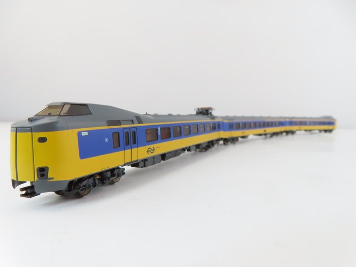 Trix N轨 - 12749 - 火车单元 (1) - 3 件套城际“Koploper” - 阿姆斯特丹 C.S. - NS