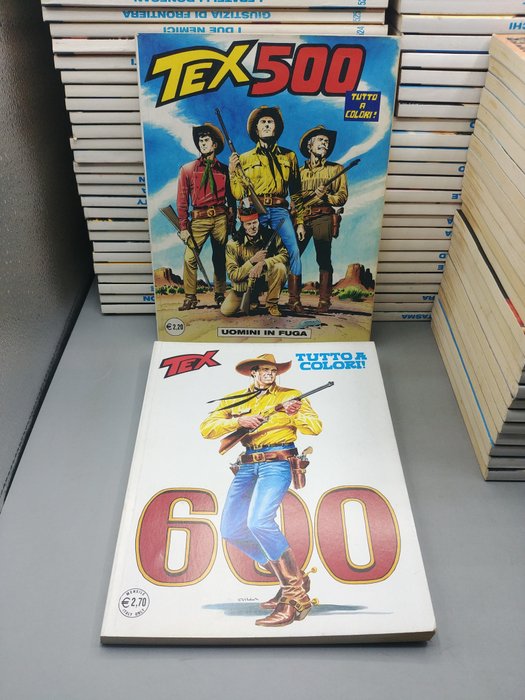 Tex nn. 500/600 - sequenza completa - 100 Comic - 第一版