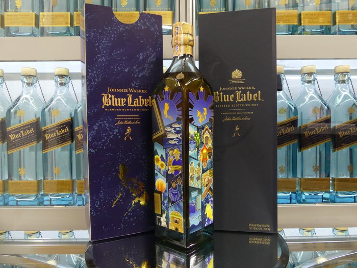 Johnnie Walker - Blue Label Limited Edition Design Philippine Festivals - one of 100 bottles  - 750 ml