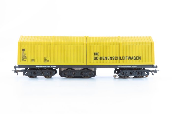 Lux-Modellbau H0 - 9130 - Modellbahn-Güterwagen (1) - Schleif- und Reinigungswagen - DB