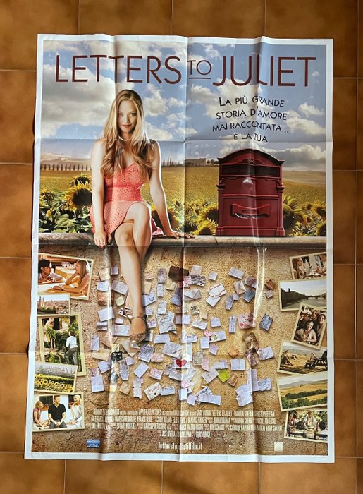amanda seyfried eagle pictures - Poster “Letters to Juliet” original - Amanda Seyfried Franco Nero - anii 2010