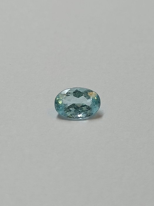1 pcs 蓝色, 绿色的 电气石, 帕拉伊巴 - 0.40 ct