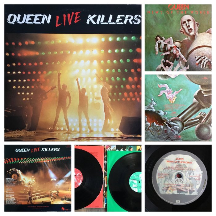 Queen - News Of The World, Live Killers (Double Album) - Albume LP (mai multe articole) - 1977