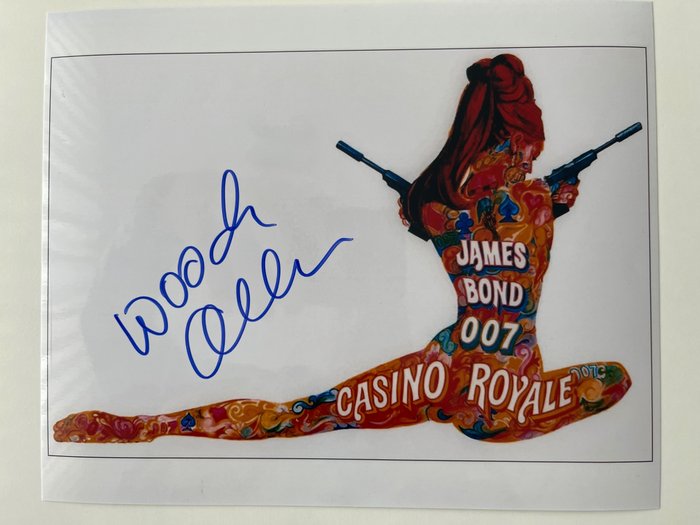 James Bond 007: Casino Royale, Woody Allen as "Jimmy Bond / Dr. Noah" handsigned photo with b´bc holographic COA