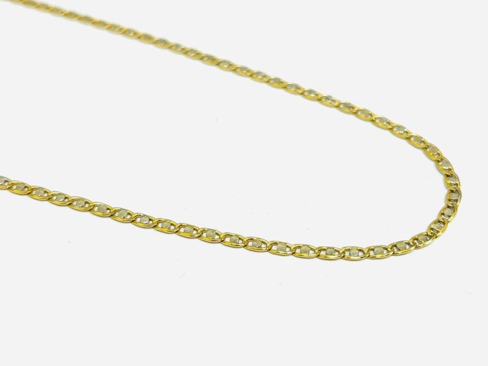 Collier - 18 carats Or blanc, Or jaune 