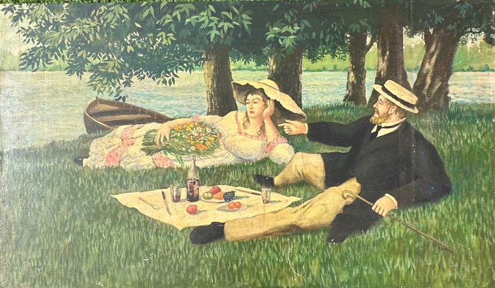 Edouard Manet (1832-1883), Manner of - Luncheon on the Grass