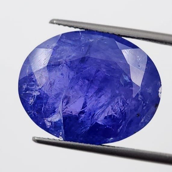 Blau Violett Tansanit - 25.73 ct