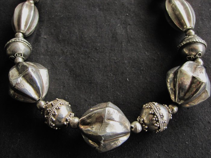 Halskette - Silber - Indien - Jahrgang