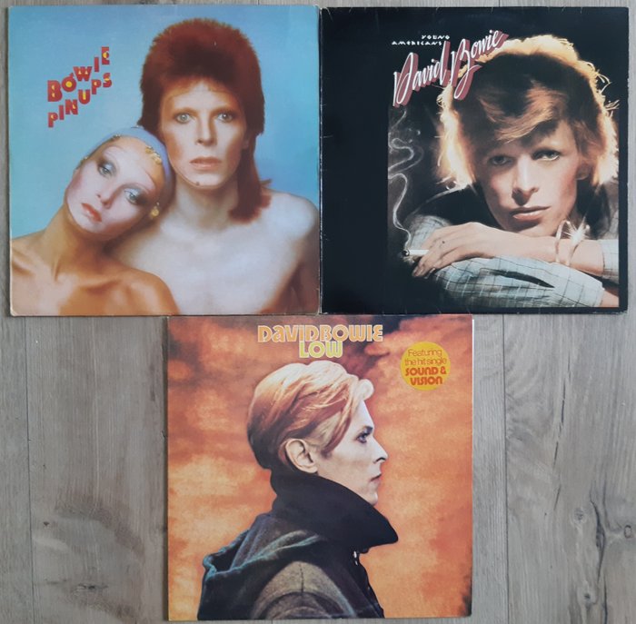 David Bowie - Pinups / Young Americans / Low - Flera titlar - LP - 1973